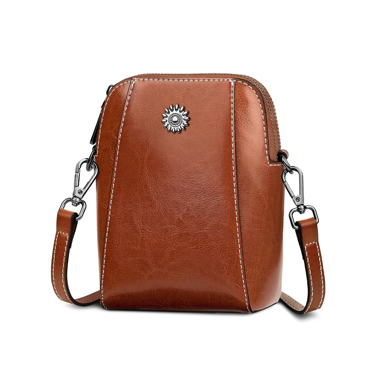 PALAY Small Women Crossbody Phone Bag Vintage Brown PU Leather Shoulder Bag Fashion Women Small Sling Bag Phone Pouch Purse Bag PALAY Small Women Crossbody Phone Bag Vintage Brown PU Leather Shoulder Bag Fashion Women Small Sling Bag Phone Pouch Purse Bag